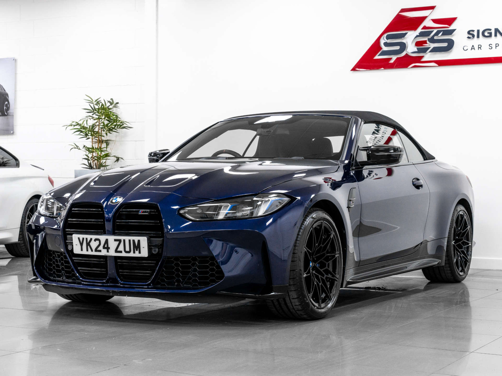 BMW M4 Convertible Blue #3