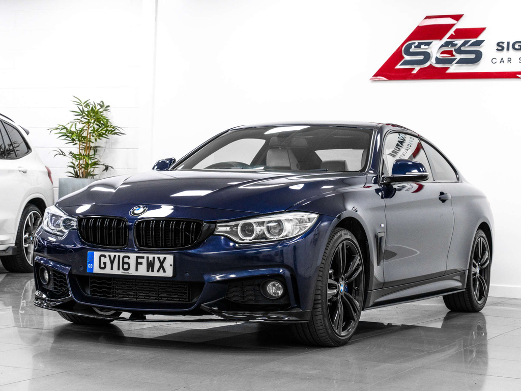 BMW 4 Series Coupe Blue #2