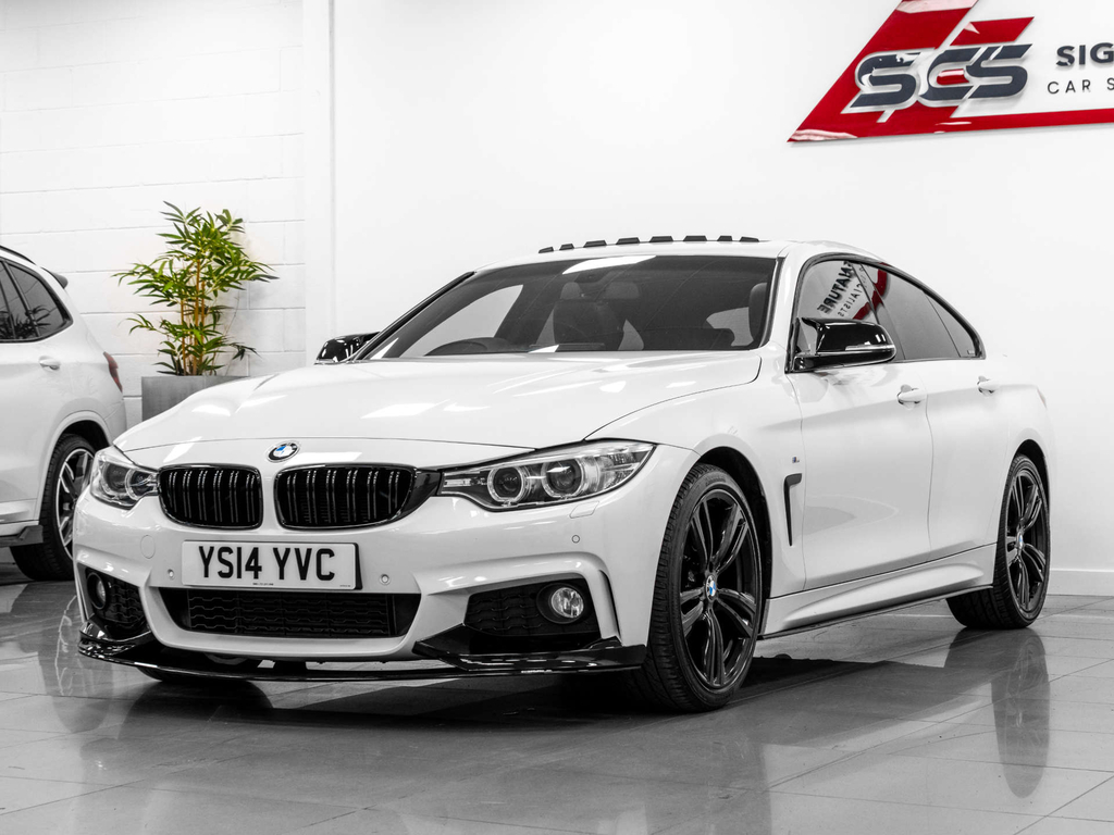 BMW 4 Series 428I Gran Coupe M Sport White #2