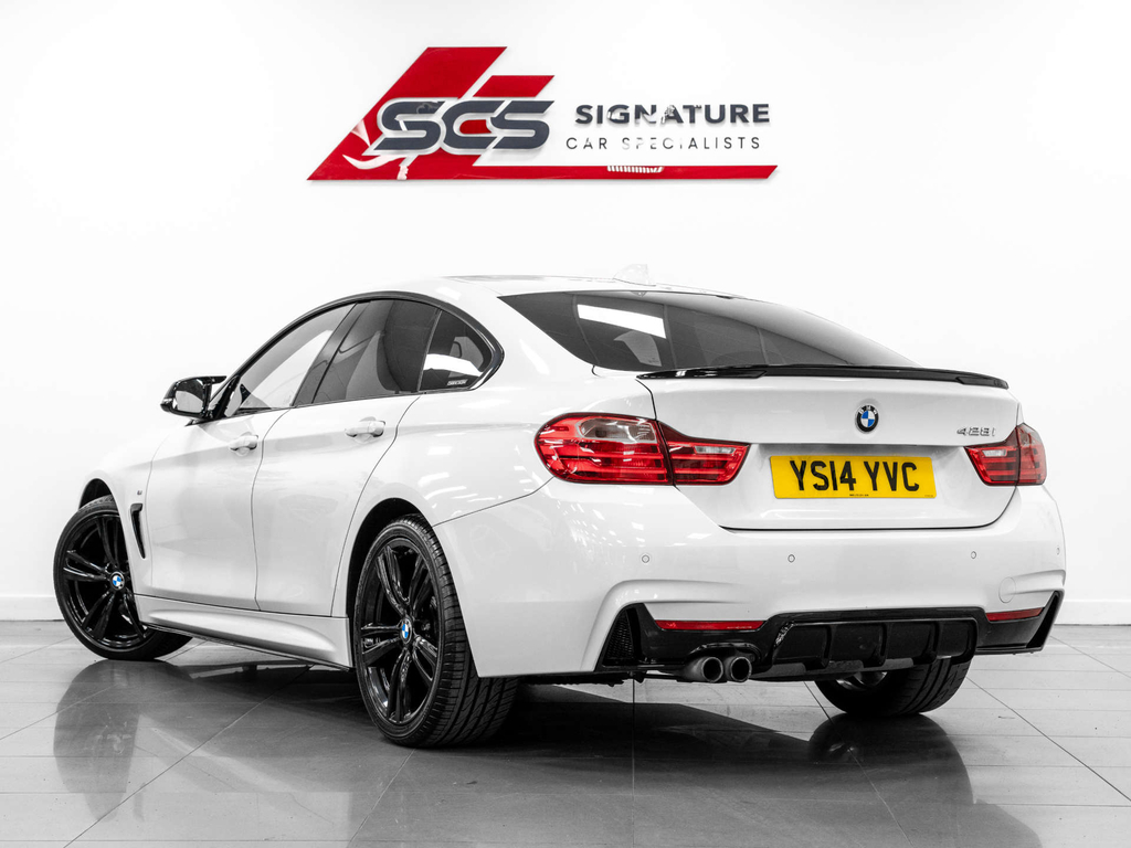 BMW 4 Series 428I Gran Coupe M Sport White #3