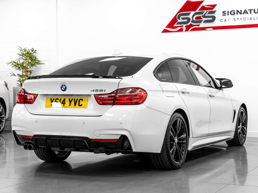 BMW 4 Series 428I Gran Coupe M Sport White #4
