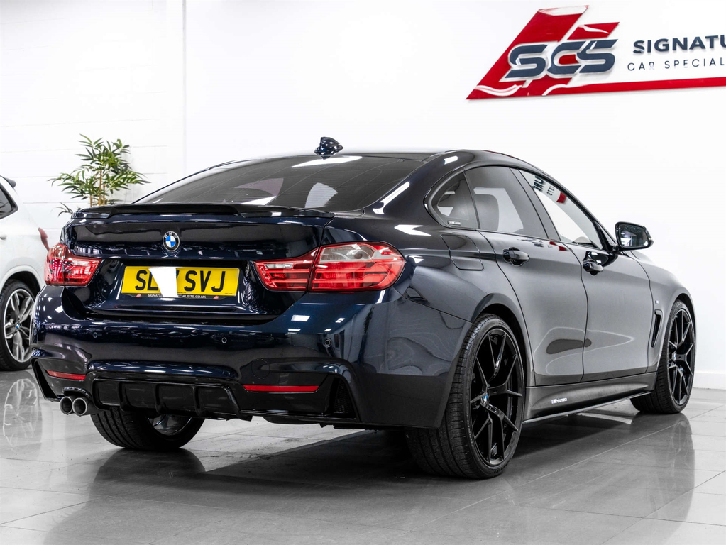 BMW 4 Series Coupe Black #4