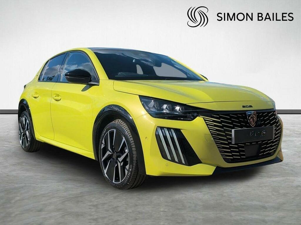 Peugeot e-208 50Kwh Gt 7.4Kw Charger Yellow