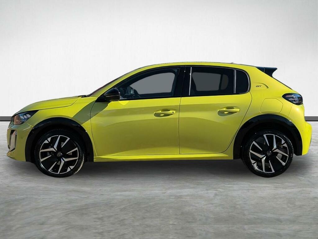 Peugeot e-208 50Kwh Gt 7.4Kw Charger Yellow #3