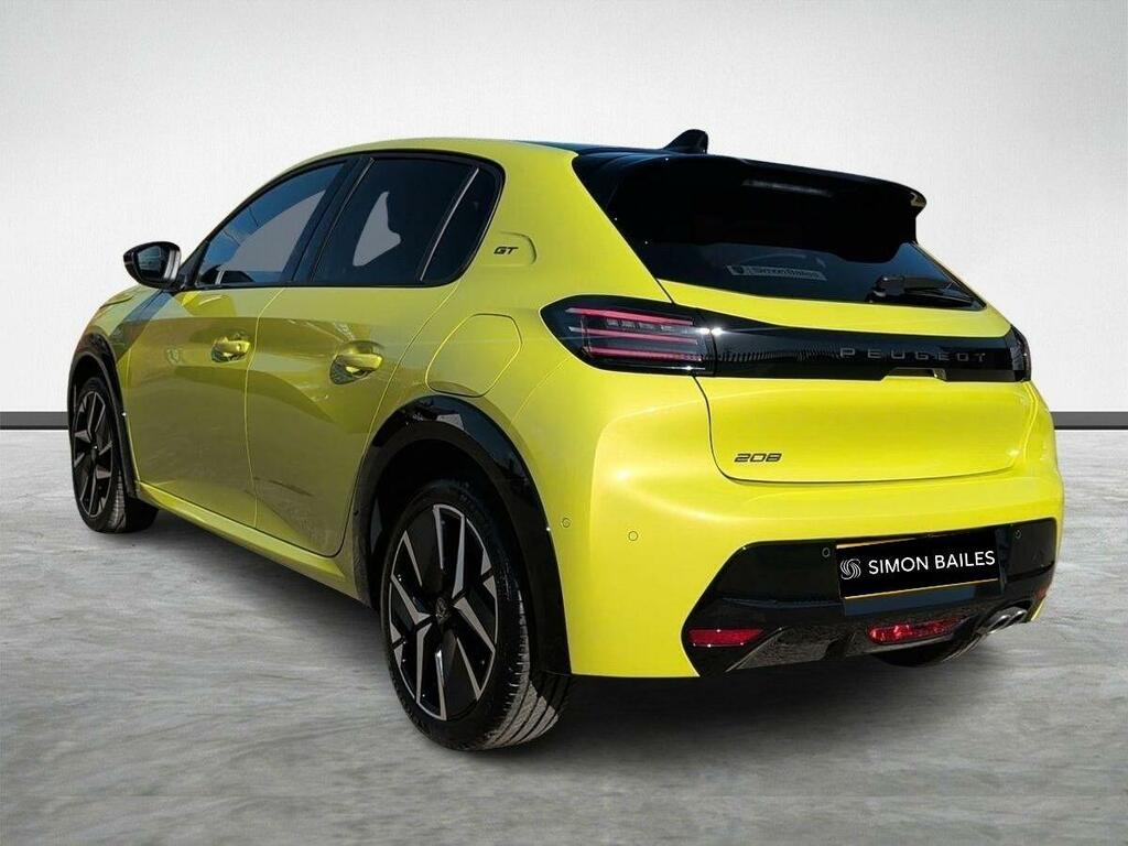 Peugeot e-208 50Kwh Gt 7.4Kw Charger Yellow #2
