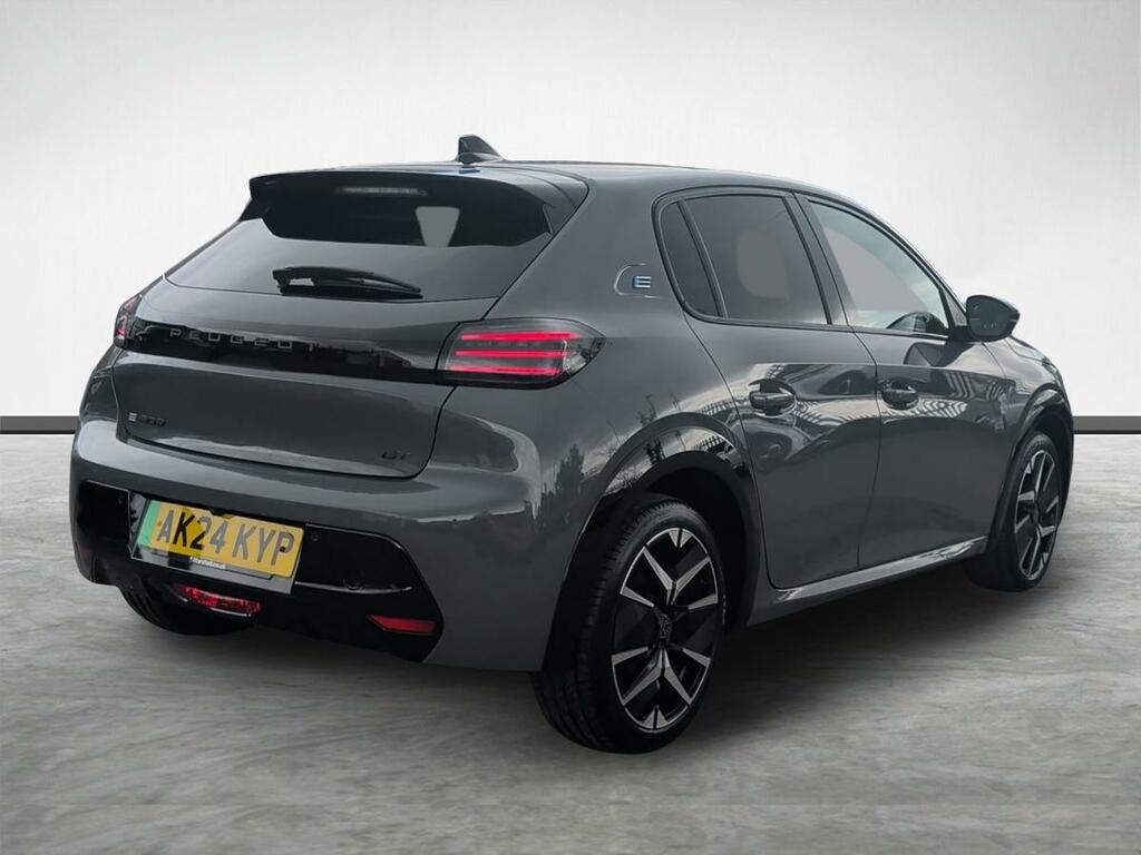 Peugeot e-208 50Kwh Gt Hatchback 7.4Kw Charge AK24KYP Grey #3