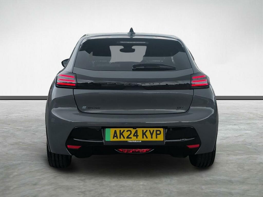 Peugeot e-208 50Kwh Gt Hatchback 7.4Kw Charge AK24KYP Grey #4
