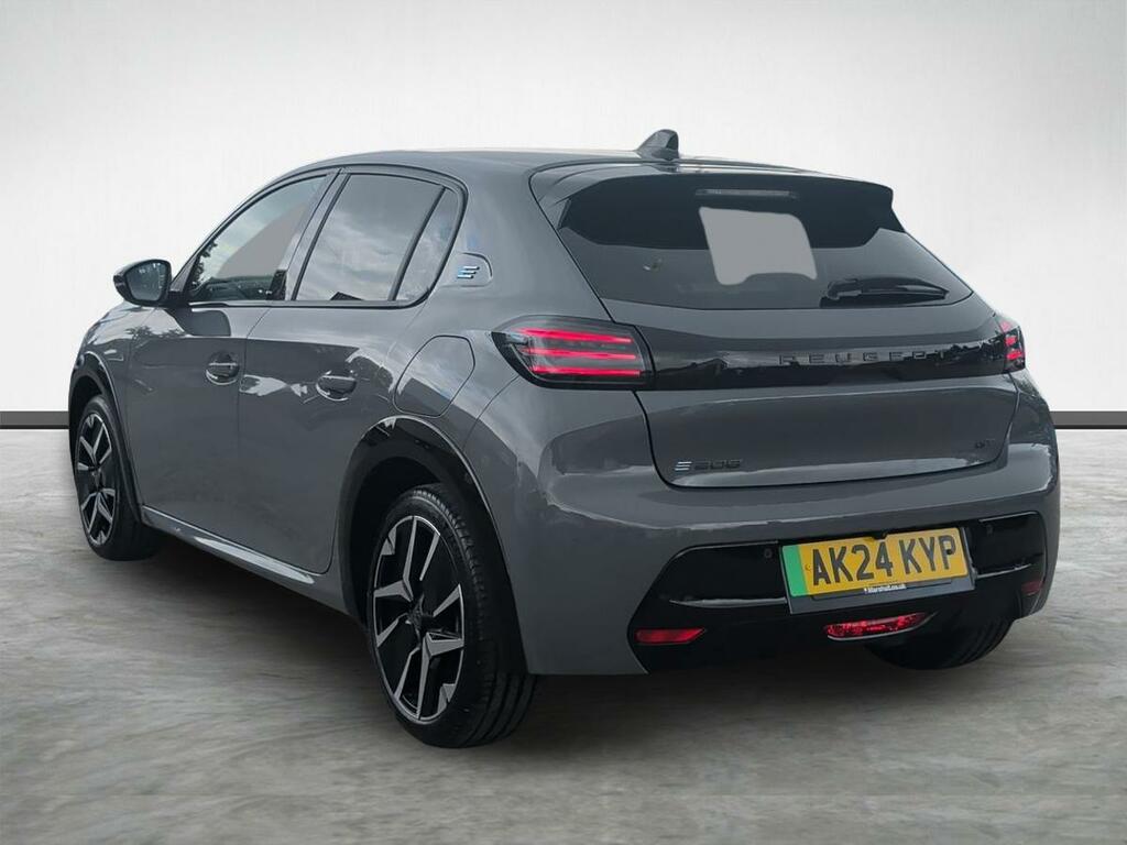Peugeot e-208 50Kwh Gt Hatchback 7.4Kw Charge AK24KYP Grey #5