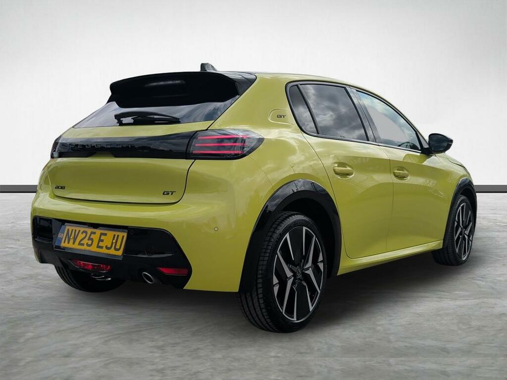 Peugeot 208 1.2 Puretech Gt Hatchback Euro 6 NV25EJU Yellow #3