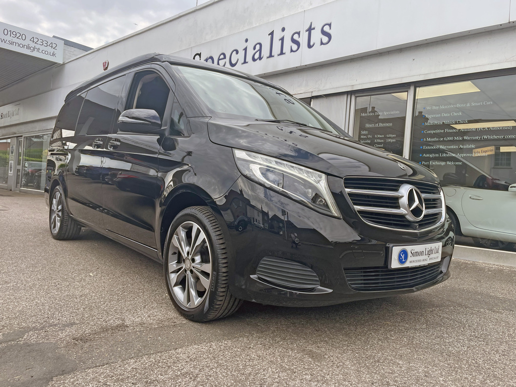 Mercedes-Benz V Class V220 D Amg Line Long Black #27