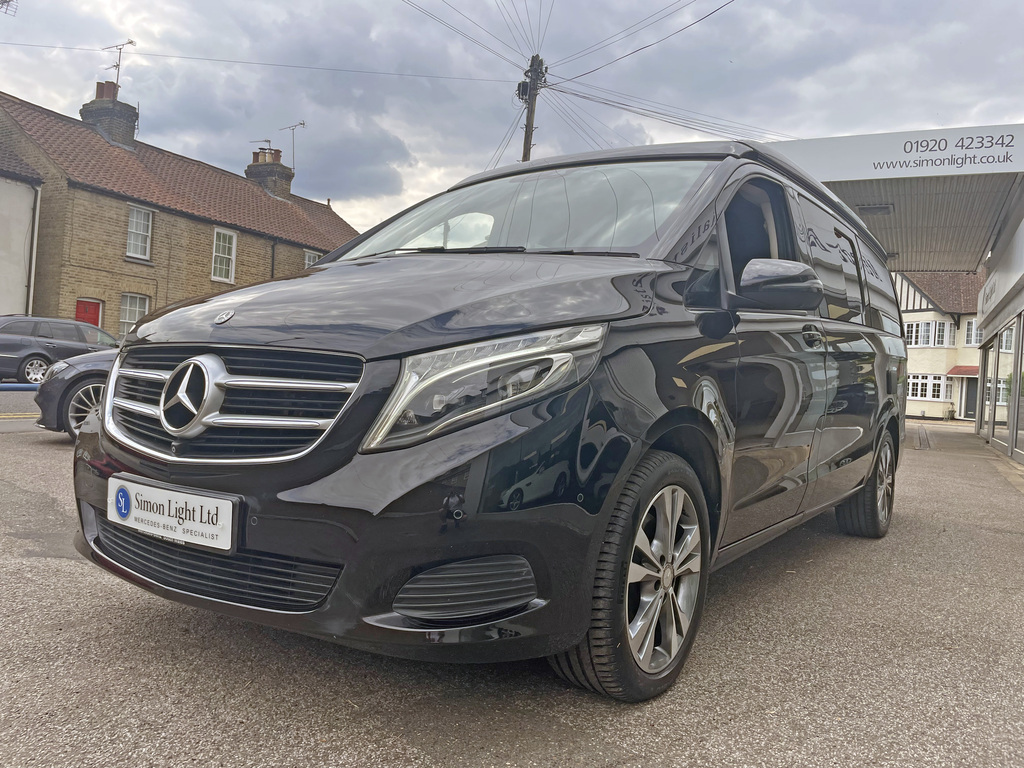 Mercedes-Benz V Class V220 D Amg Line Long Black #24