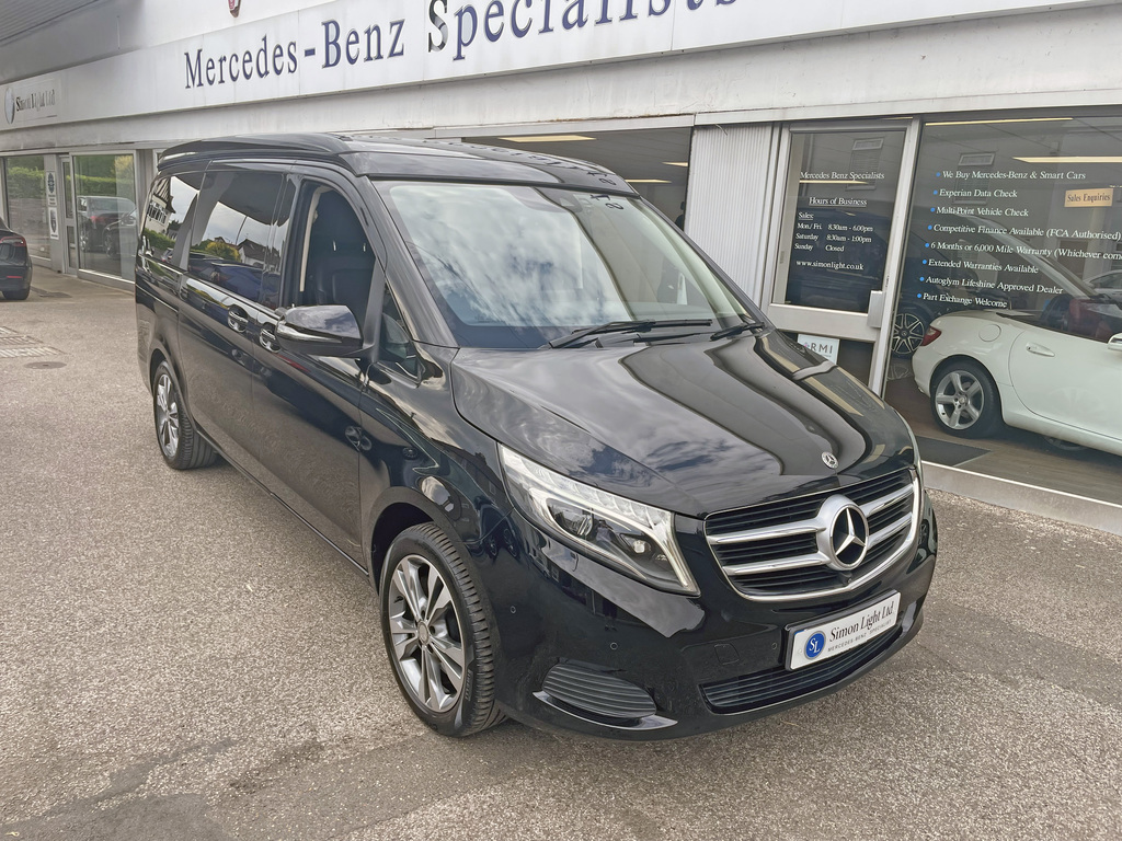 Mercedes-Benz V Class V220 D Amg Line Long Black #28