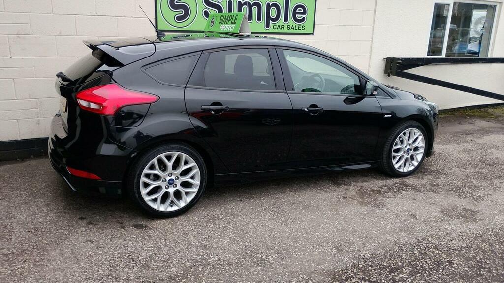 Ford Focus Hatchback 1.5 Tdci St-line Euro 6 Ss 2017 WN17RJU Black #4