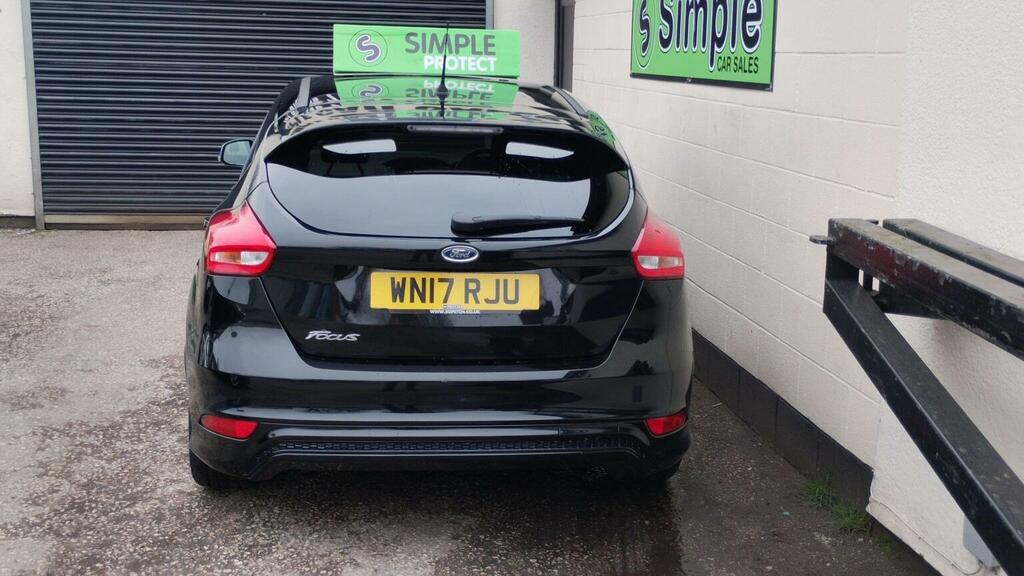 Ford Focus Hatchback 1.5 Tdci St-line Euro 6 Ss 2017 WN17RJU Black #5
