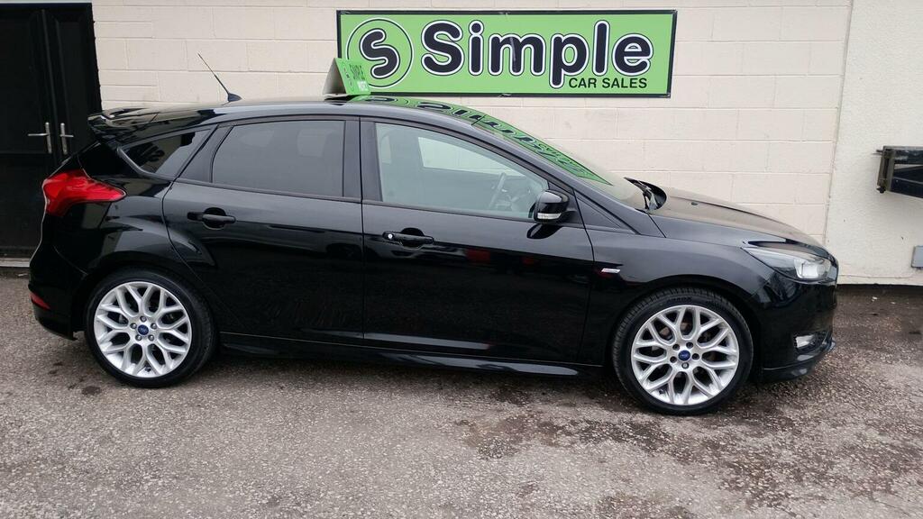Ford Focus Hatchback 1.5 Tdci St-line Euro 6 Ss 2017 WN17RJU Black #3