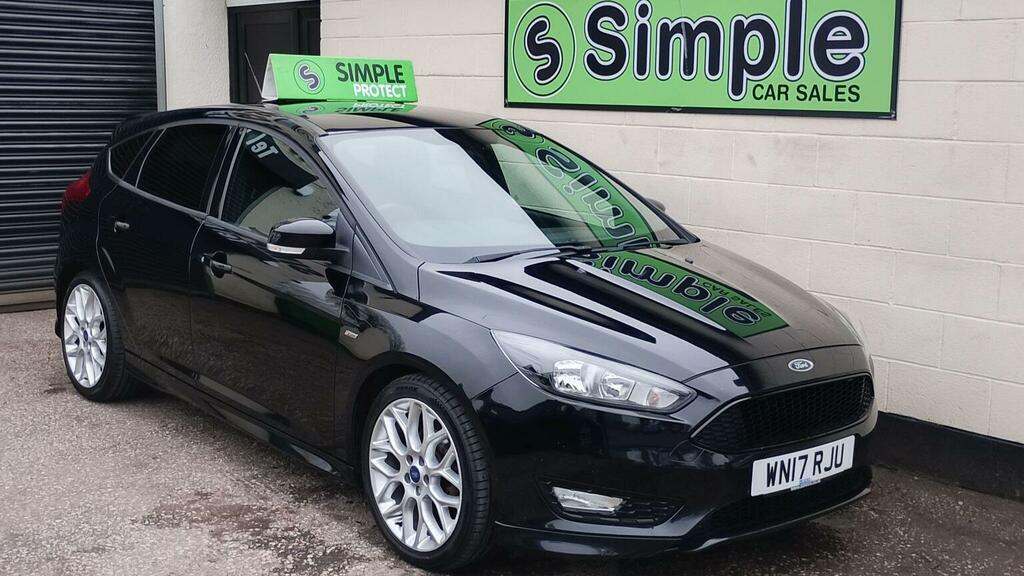 Ford Focus Hatchback 1.5 Tdci St-line Euro 6 Ss 2017 Black