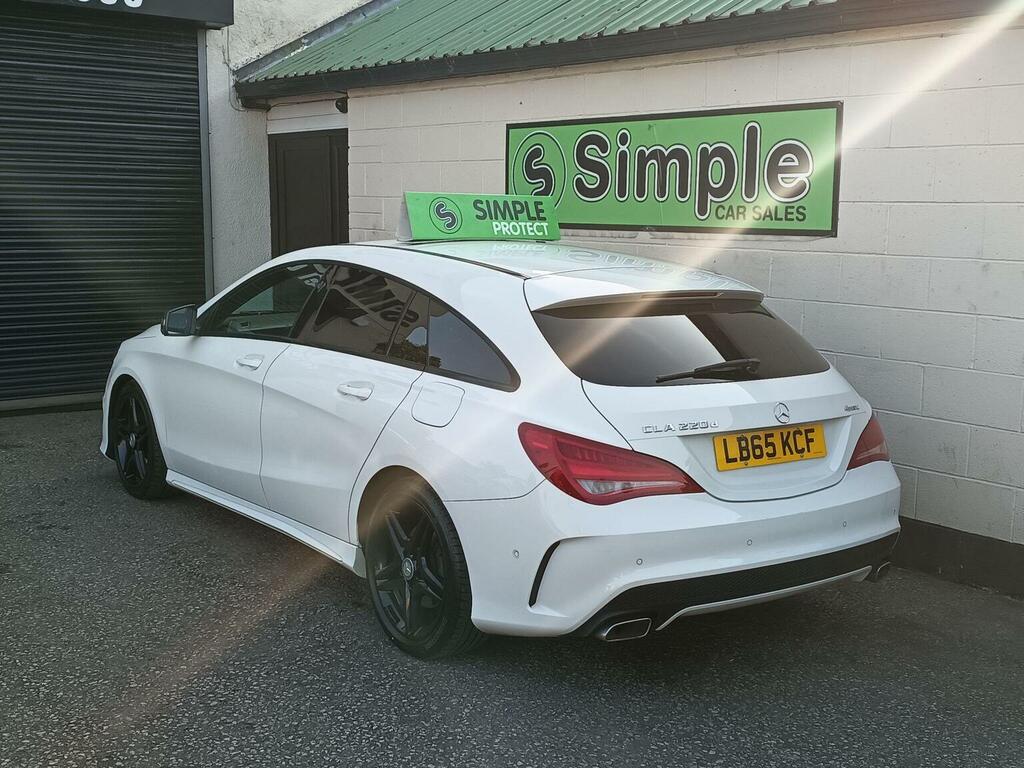 Mercedes-Benz CLA Class 2.1 Cla220d Amg Sport Shooting Brake 7G-dct 4Matic White #4