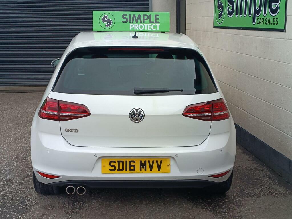 Volkswagen Golf Hatchback 2.0 Tdi Bluemotion Tech Gtd Euro 6 Ss SD16MVV White #5
