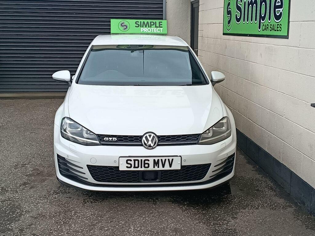 Volkswagen Golf Hatchback 2.0 Tdi Bluemotion Tech Gtd Euro 6 Ss SD16MVV White #2
