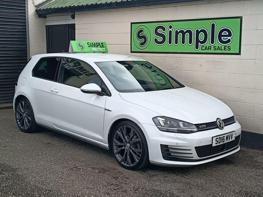 Volkswagen Golf Hatchback 2.0 Tdi Bluemotion Tech Gtd Euro 6 Ss White
