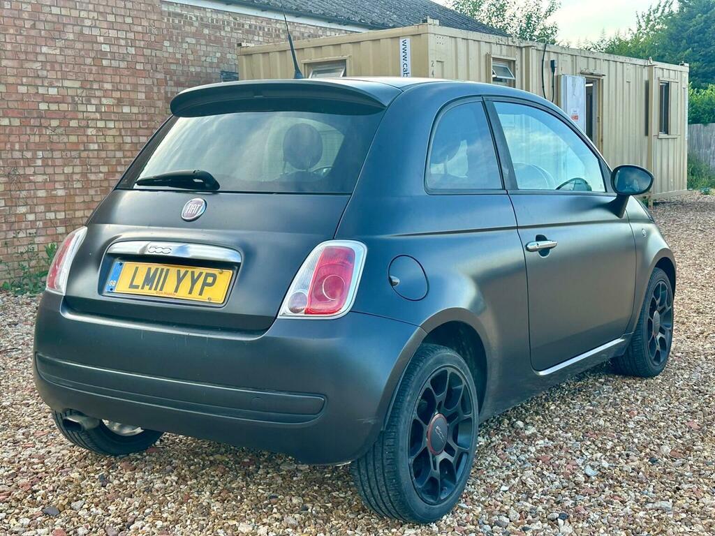 Fiat 500 Hatchback 0.9 Twinair Matt Black Euro 5 Ss Black #4