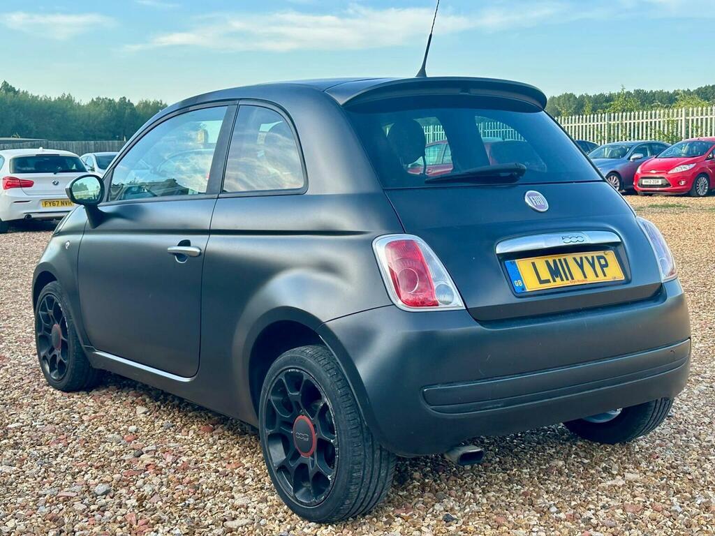 Fiat 500 Hatchback 0.9 Twinair Matt Black Euro 5 Ss Black #6