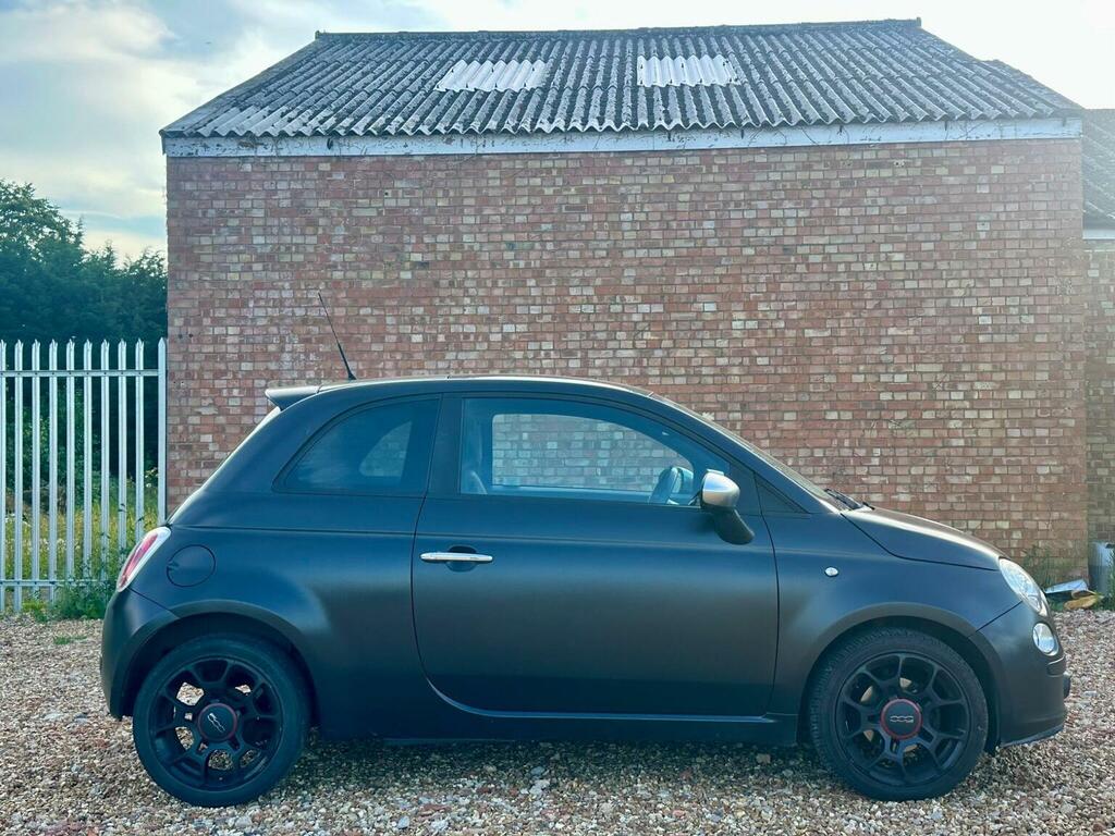 Fiat 500 Hatchback 0.9 Twinair Matt Black Euro 5 Ss Black #3
