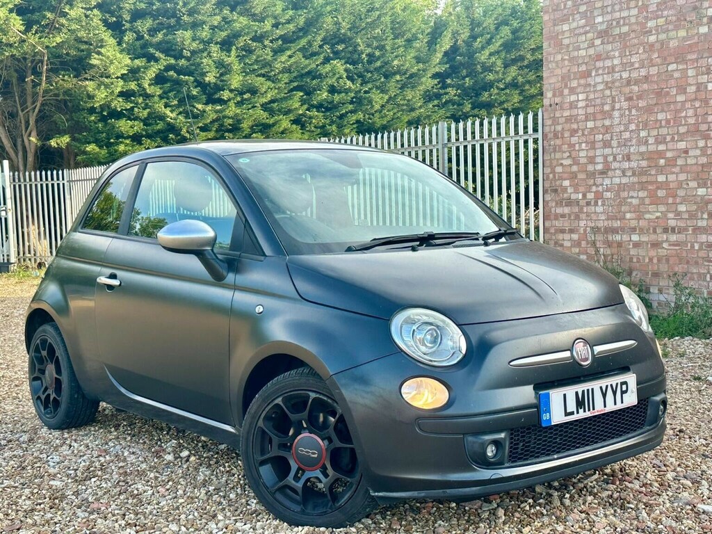 Fiat 500 Hatchback 0.9 Twinair Matt Black Euro 5 Ss Black