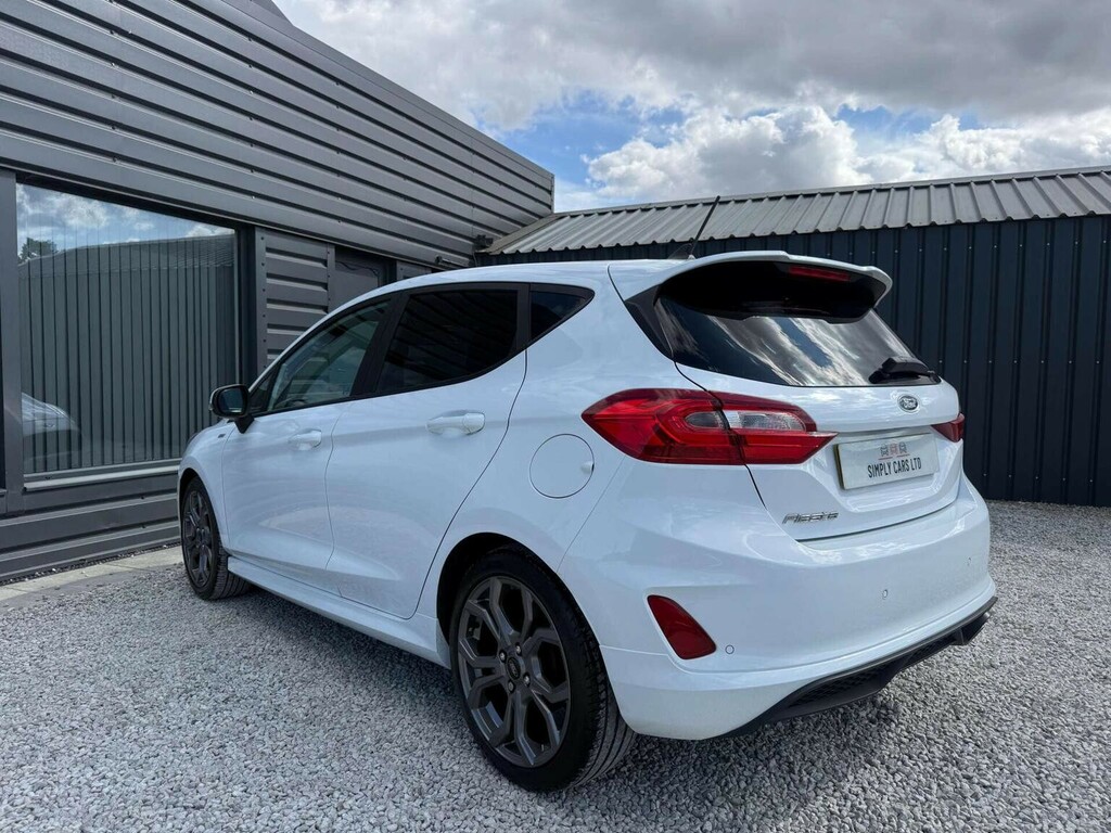 Ford Fiesta 1.0T Ecoboost St-line Edition Euro 6 Ss White #5