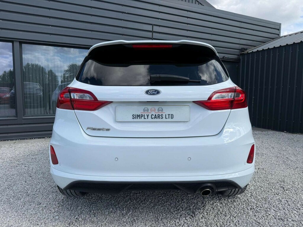 Ford Fiesta 1.0T Ecoboost St-line Edition Euro 6 Ss White #4