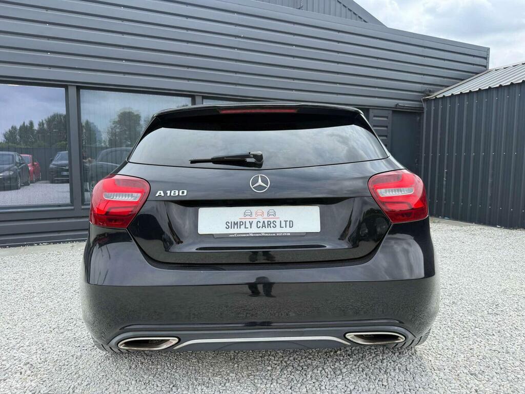 Mercedes-Benz A Class 1.6 A180 Sport Edition 7G-dct Euro 6 Ss Black #4