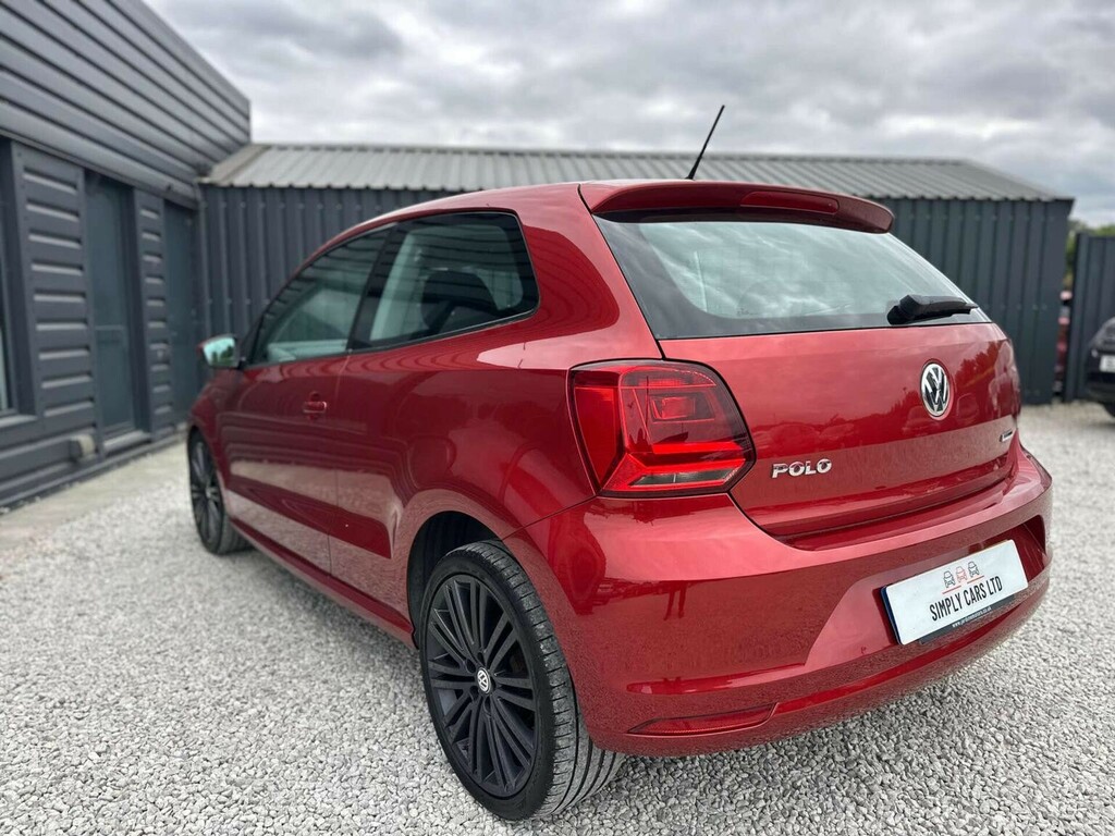 Volkswagen Polo 1.0 Bluemotion Tech Se Euro 6 Ss Red #5
