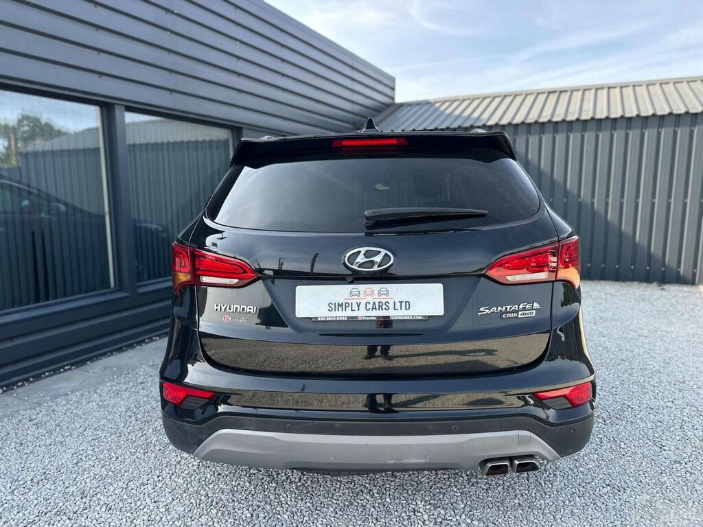 Hyundai Santa Fe 2.2 Crdi Blue Drive Premium 4Wd Euro 6 Ss Black #4