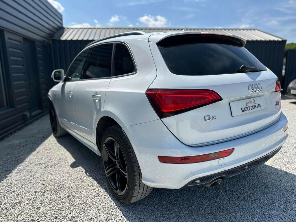 Audi Q5 2.0 Tdi S Line Plus Quattro Euro 6 Ss White #5