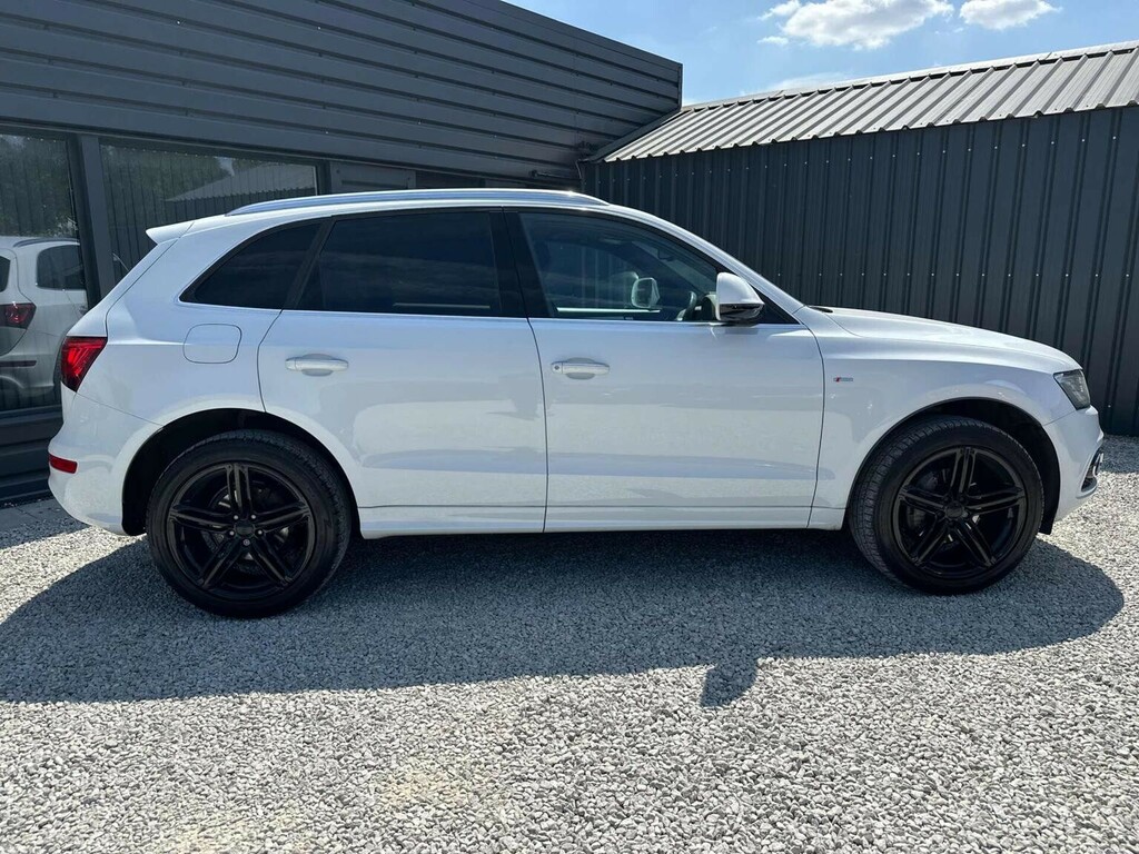 Audi Q5 2.0 Tdi S Line Plus Quattro Euro 6 Ss White #2
