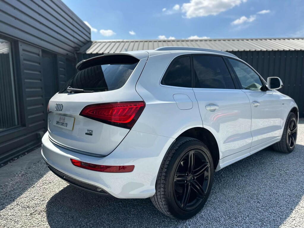 Audi Q5 2.0 Tdi S Line Plus Quattro Euro 6 Ss White #3