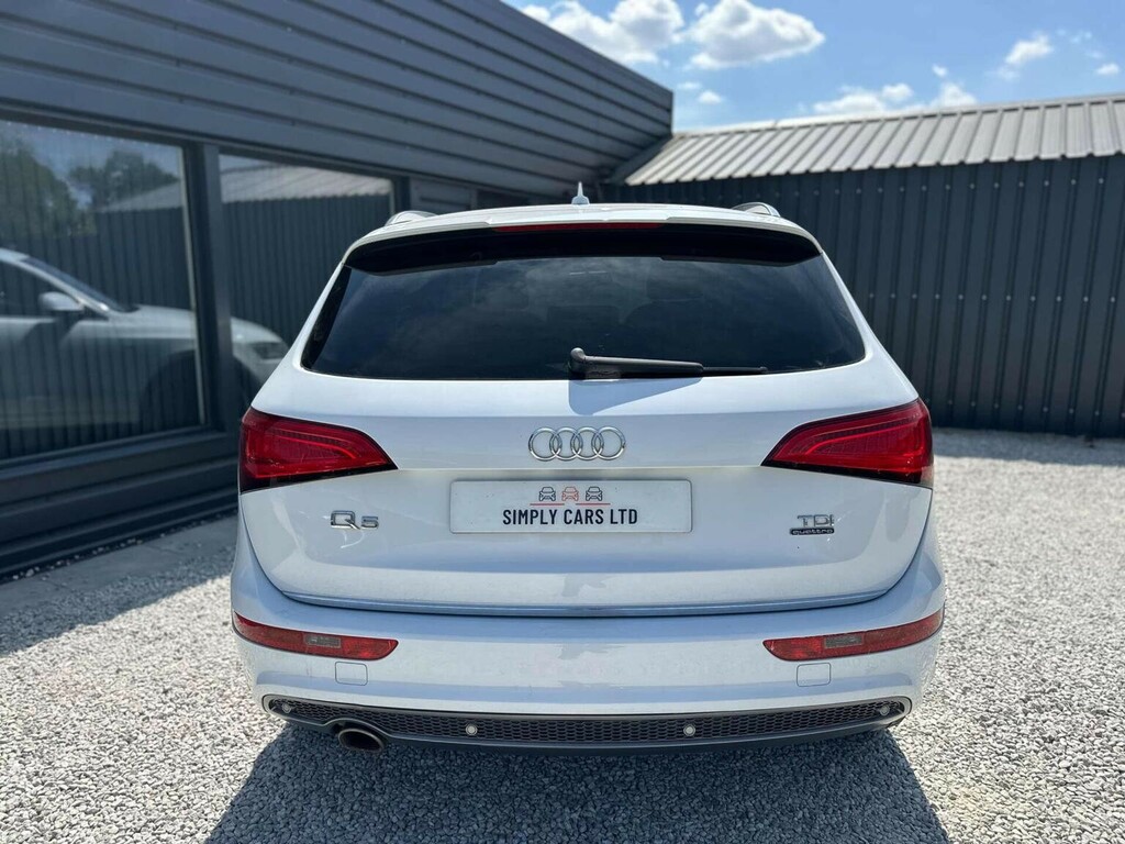 Audi Q5 2.0 Tdi S Line Plus Quattro Euro 6 Ss White #4