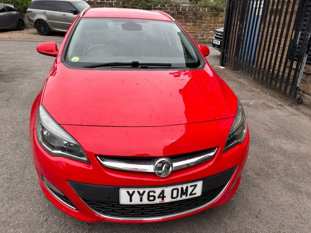Vauxhall Astra Estate YY64OMZ Red #2