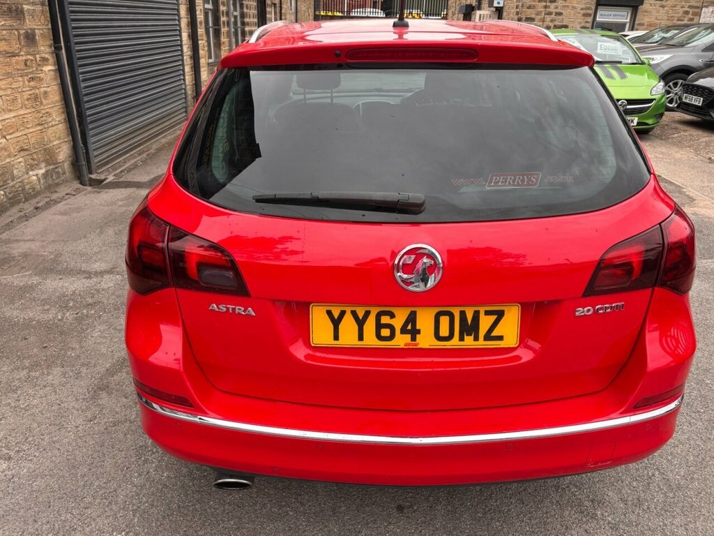 Vauxhall Astra Estate YY64OMZ Red #4