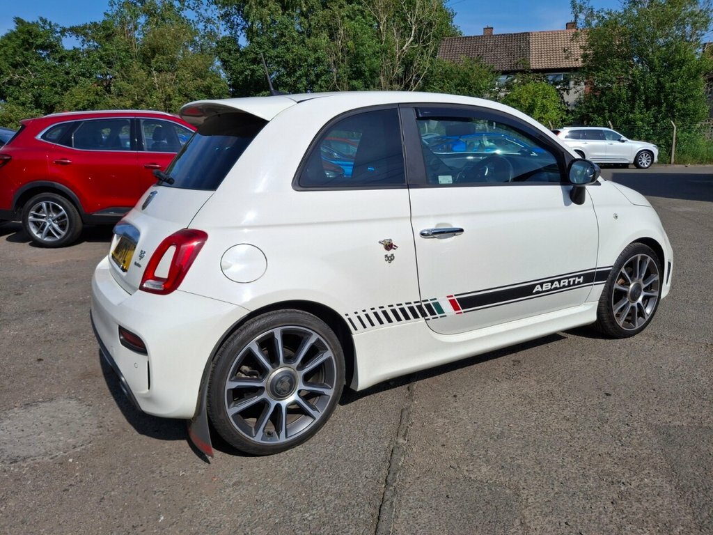 Abarth 595 Hatchback White #4
