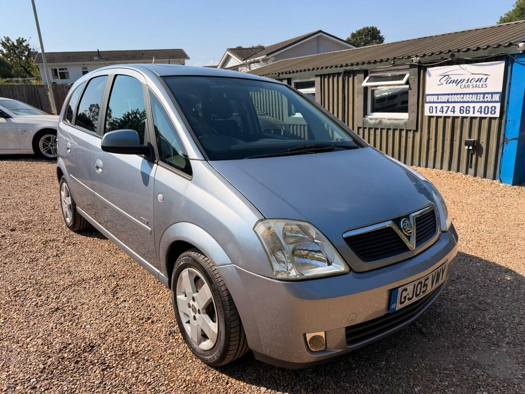 Vauxhall Meriva Mpv 1.8I 16V Design 200505 Silver