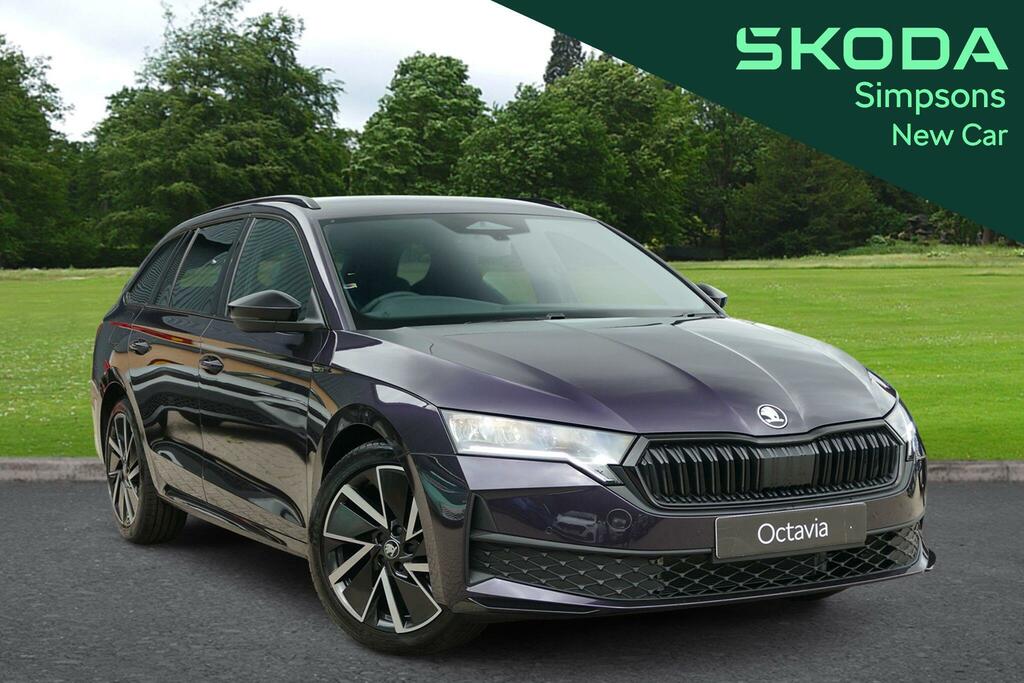 Skoda Octavia Octavia Estate Sportline 1.5 Tsi E-tec 150 Ps Dsg Purple