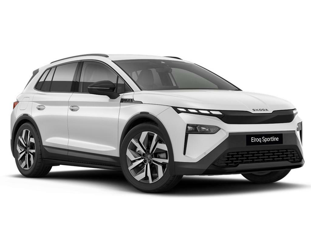 Skoda Elroq Elroq Sportline 85 84 Kwh 286 Ps Single Speed White