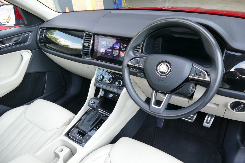 Skoda Kodiaq 2.0 Tsi 190 Laurin Klement 4X4 Dsg 7 Seat Red #6