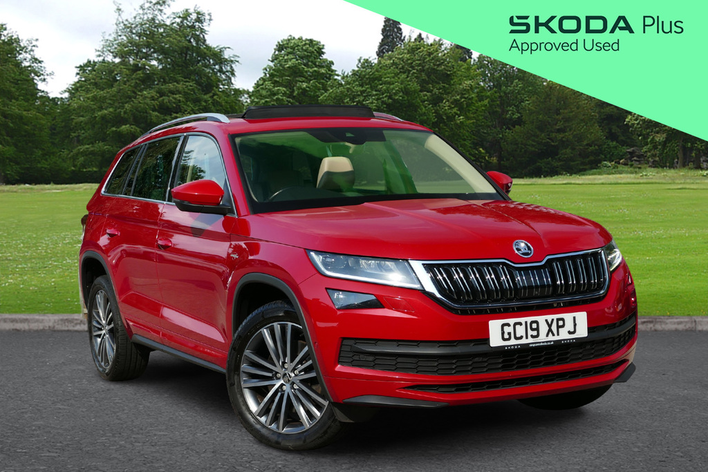 Skoda Kodiaq 2.0 Tsi 190 Laurin Klement 4X4 Dsg 7 Seat Red