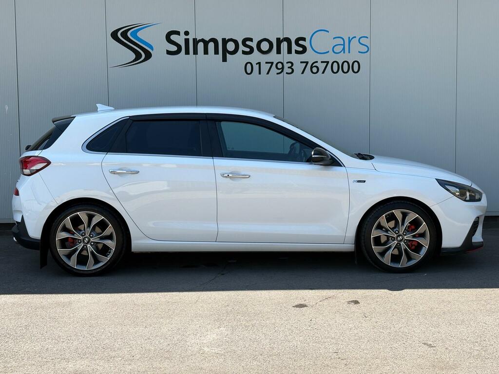Hyundai I30 1.4 T-gdi N Line Hatchback Euro BJ68YHZ White #3