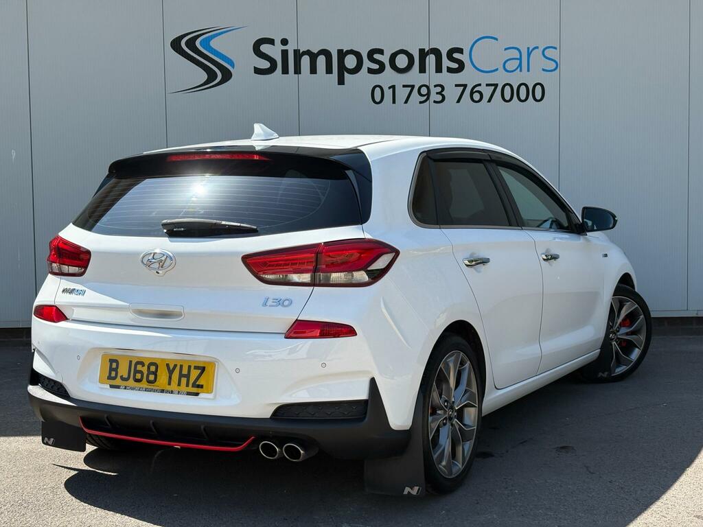 Hyundai I30 1.4 T-gdi N Line Hatchback Euro BJ68YHZ White #4