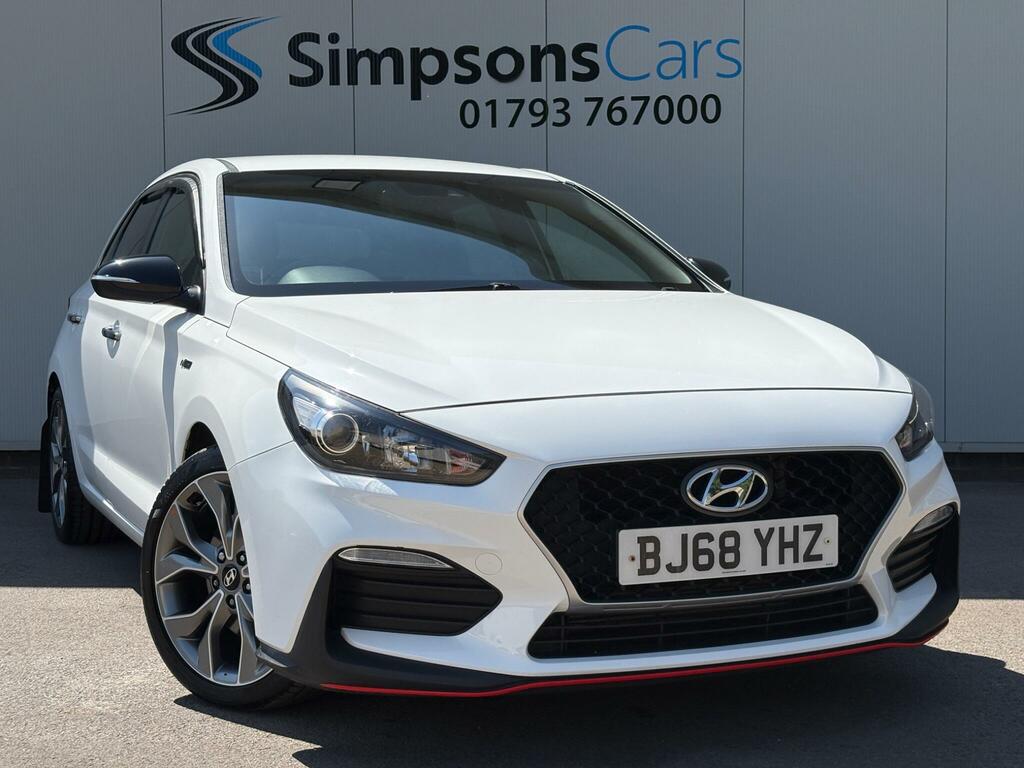 Hyundai I30 1.4 T-gdi N Line Hatchback Euro BJ68YHZ White #2