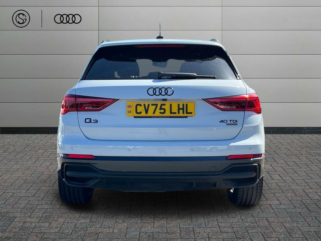 Audi Q3 2.0 Tdi 40 Black Edition S Tronic Quattro Euro 6 CV75LHL White #6