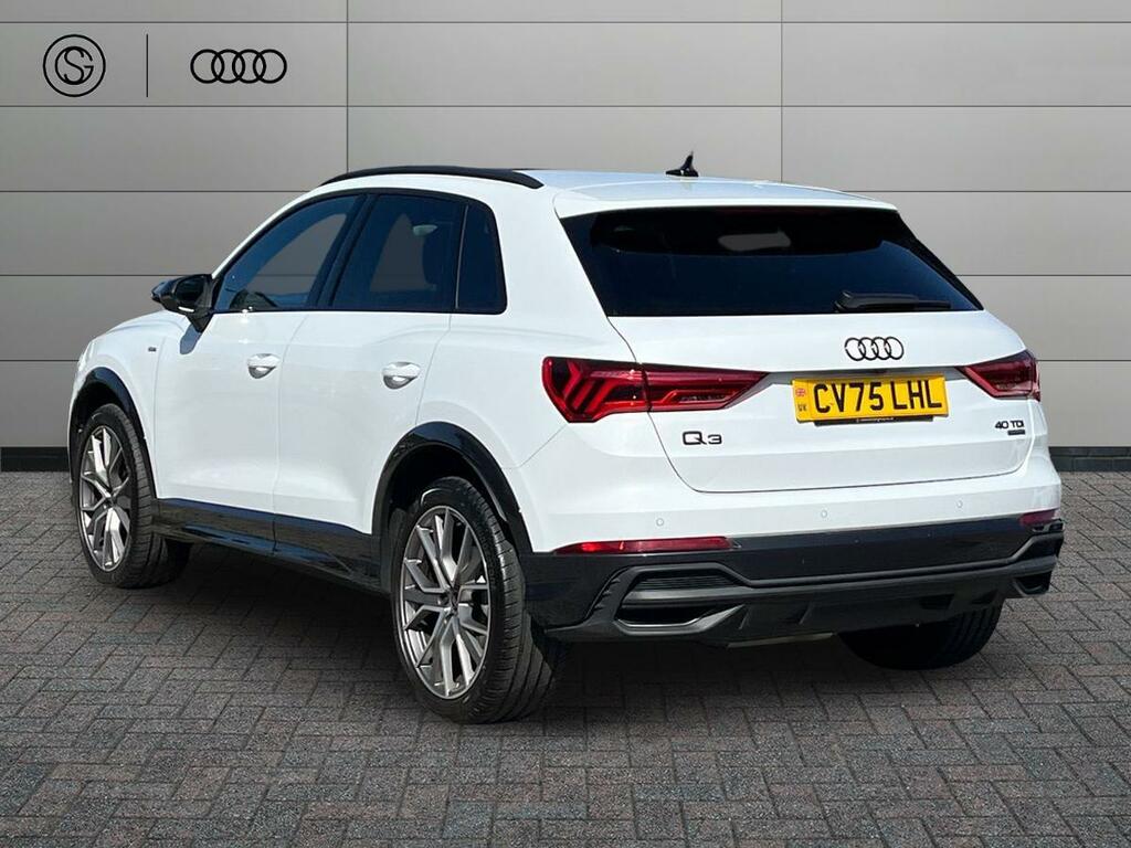 Audi Q3 2.0 Tdi 40 Black Edition S Tronic Quattro Euro 6 CV75LHL White #2